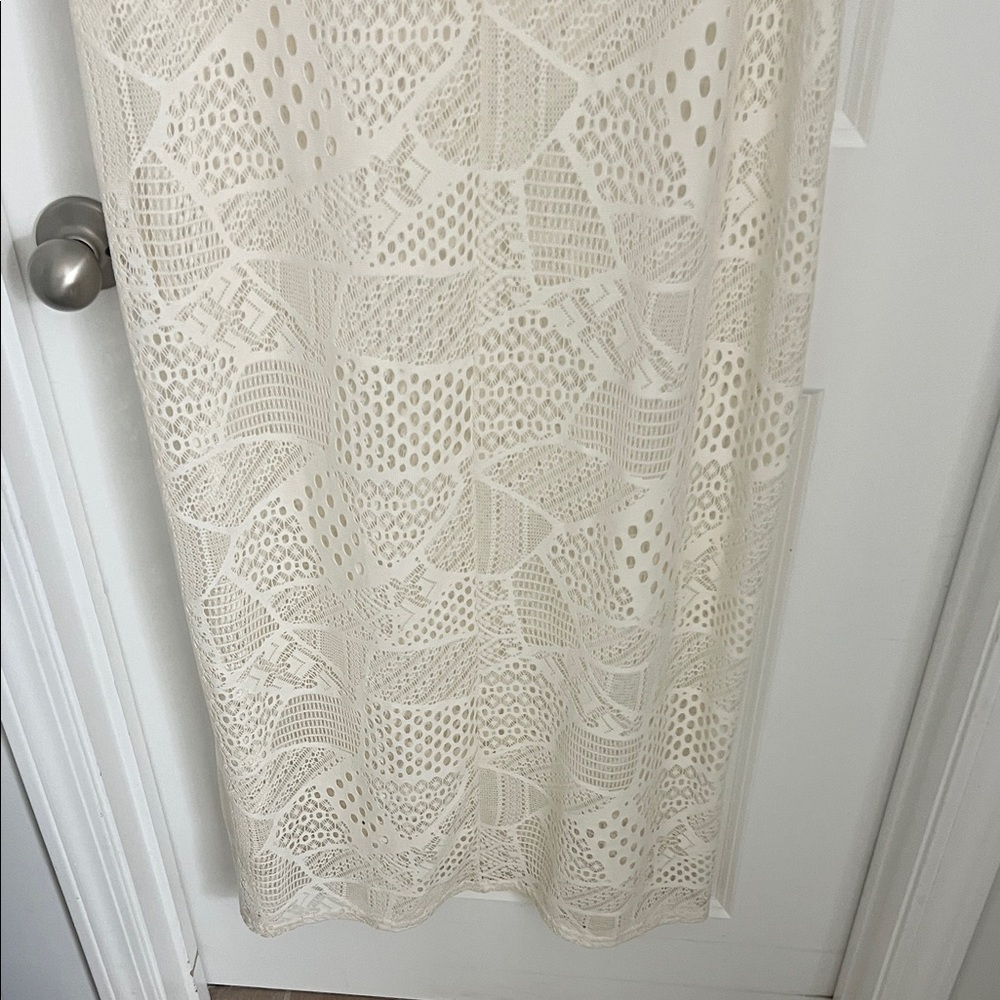 Cream Maxi Bathing Suit Cover Up - Picture 7 of 7